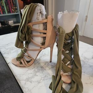 Lace up heels